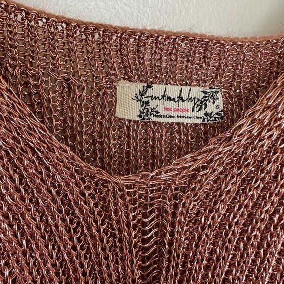 Free People Gold Coast shimmery bodysuit XS NWOT - Picture 9 of 11